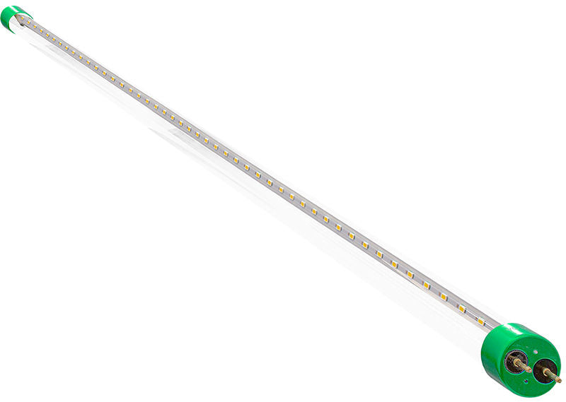 12 PK 15 Watt 4' LED T8 LED Glass Tube, 1800 Lumens, A/C Direct or Ballast Compatible, Clear or Frosted Lens