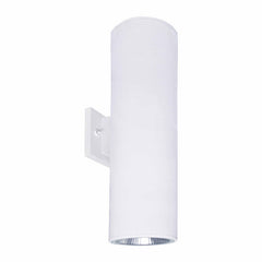 Large LED Cylinder Up/Downlight, 3200 Lumens, 40 Watt, 120 Volts, CCT Selectable 3000K/4000K/5000K, White Finish
