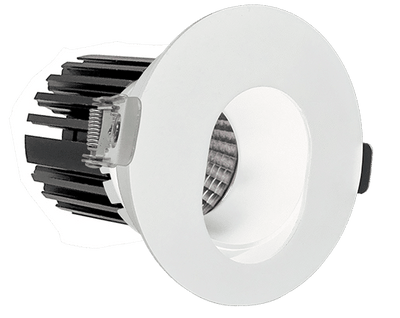 3" LED Architectural Winged Recessed Light, Slot Trim, 490 Lumens, 7 Watts, 120V, CCT Available 2700K, 3000K, 3500K, 4000K, or 5000K, Black or White