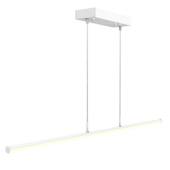 8' LED Direct Linear Fixture, 6,300 Lumens, 40W/50W/60W Selectable, 120-277V, CCT Selectable 3000K/3500K/4000K, White or Black Finish