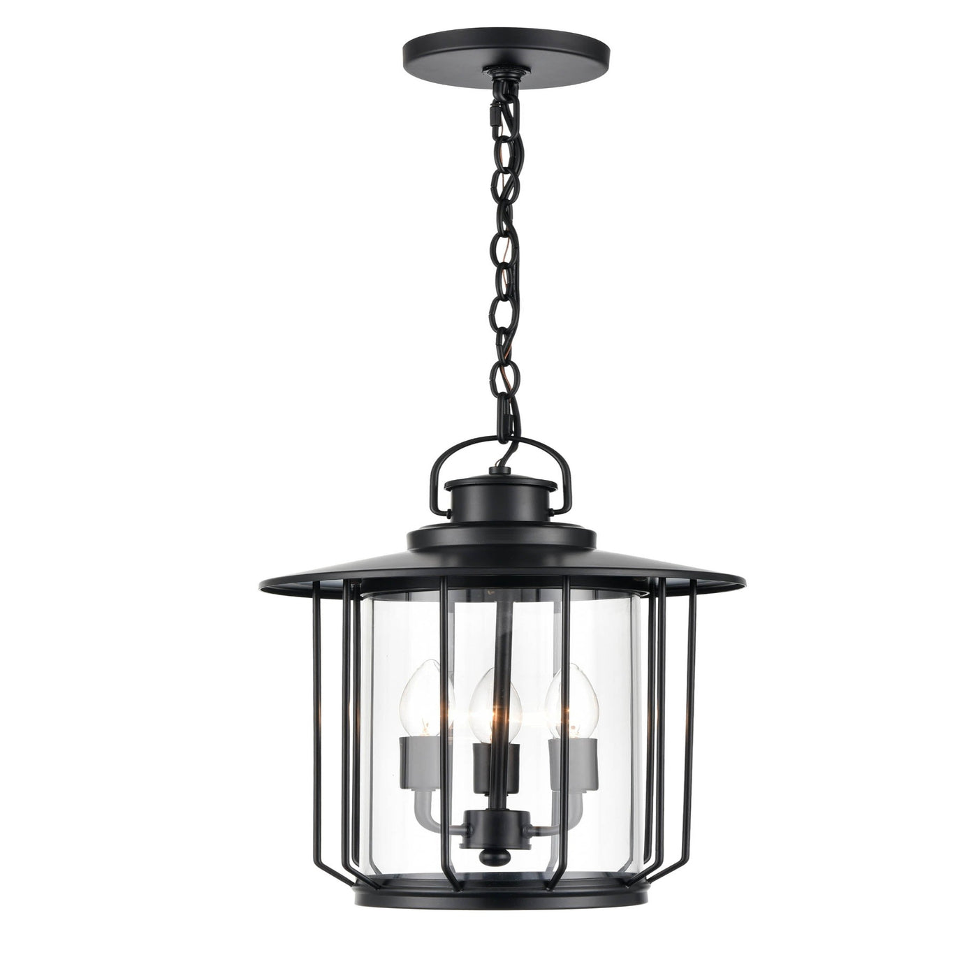 Millennium Lighting 3 Light 22.5" Outdoor Pendant Light, Belvoir Collection