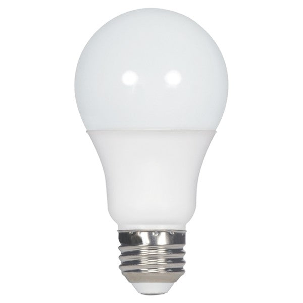 SATCO 10W; A19 LED; Frosted; 4000K or 5000K Medium base; 120V