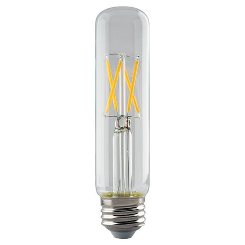SATCO 4W T10 LED; Clear; Medium base; 2700K; 430 Lumens; 120V