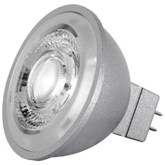 SATCO 8W; LED MR16; 2700K, 3000K, 3500K, 4000K or 5000K; 40 deg. beam spread; GU5.3 base; 12V