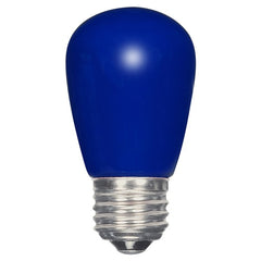 SATCO 1.4W LED; S14; Ceramic Blue, Green, Orange, Red or Yellow; Medium base; 120V