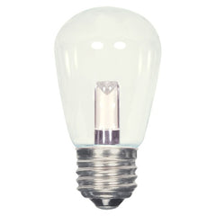 SATCO 1.4W LED; S14; Clear or Frosted; 2700K; Medium base; 120V