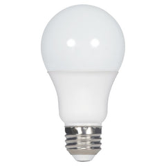 6 PK SATCO 10W; A19 LED; 2700K or 3000K; Medium base; 220 deg. beam spread; 90CRI; 120V