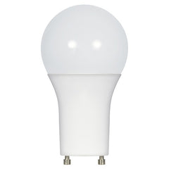 SATCO 10W; A19 LED; 2700K or 3000K; GU24 base; 220 deg. beam spread; 90CRI; 120V