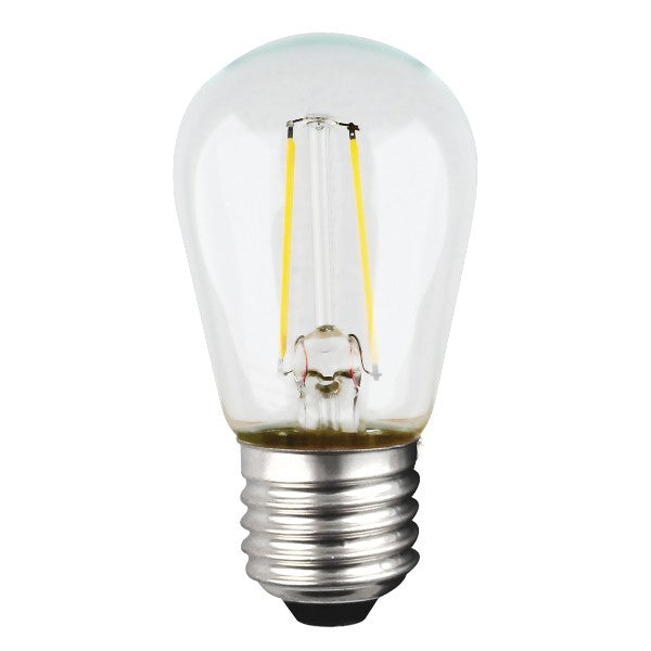 SATCO 1W LED; S14; Clear; Medium base; 2700K; 120V