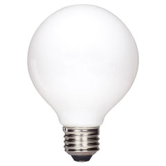 SATCO 4.5W G25 LED; Soft white finish; Medium base; 2700K; 430 Lumens; 120V
