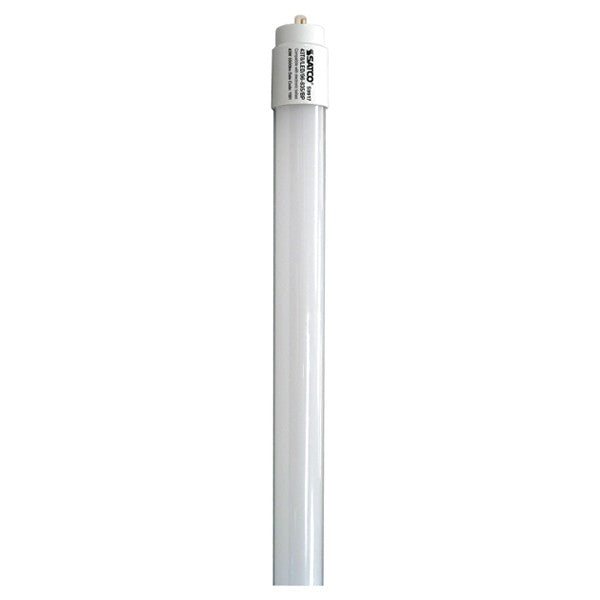 10 Pk SATCO 43W T8 LED; Single pin base; 50000 Average rated hours; 5500 Lumens