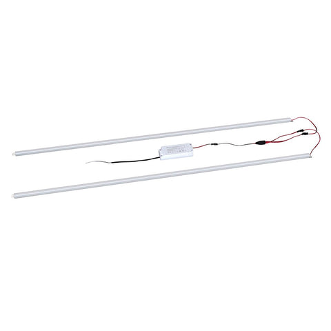 LED Magnetic Retrofit Kit, 4 Foot, 2 Strip, 40W, 120-277V, 5200 Lumens, 4000K or 5000K