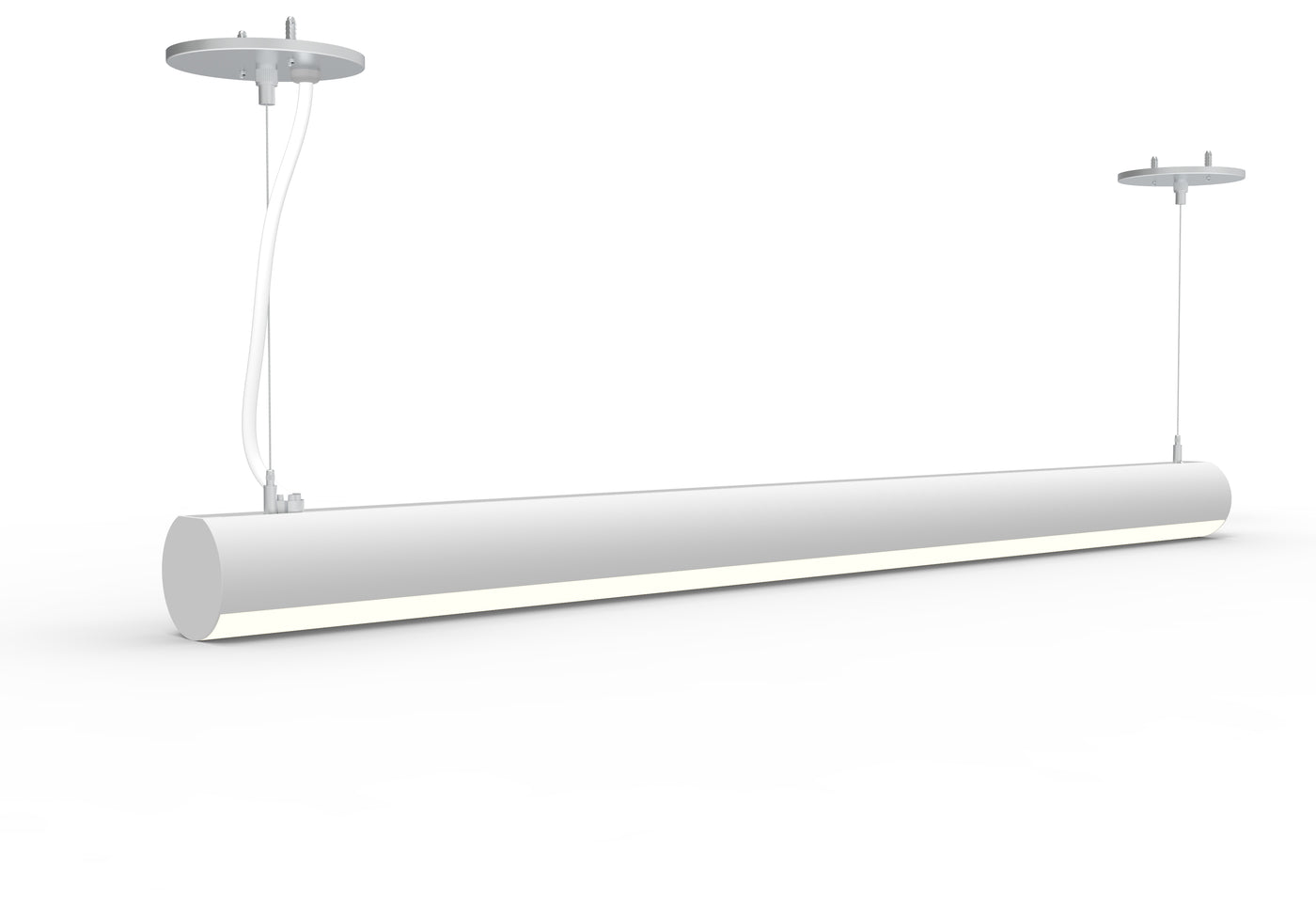 4 FT LED Suspended Linear Fixture G2, 4800 Lumen Max, 40W, CCT Selectable, 120-277V, 0-10V Dimmable