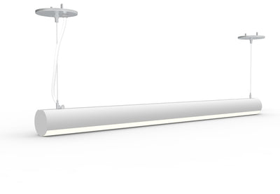 8 FT LED Suspended Linear Fixture G2, 9600 Lumen Max, 80W, CCT Selectable, 120-277V, 0-10V Dimmable