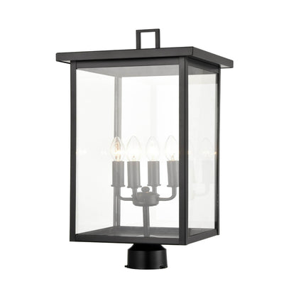Millennium Lighting 4 Light 30" Outdoor Post Lantern, Barkeley Collection