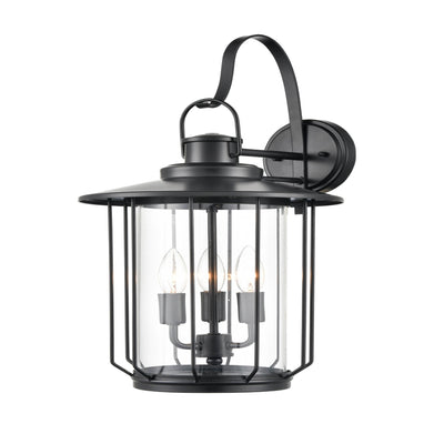 Millennium Lighting 3 Light 22.5" Outdoor Wall Sconce, Belvoir Collection